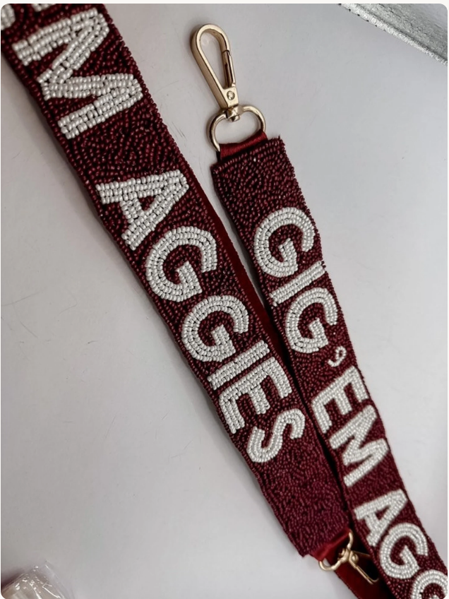 Gig 'Em Aggies Purse Strap