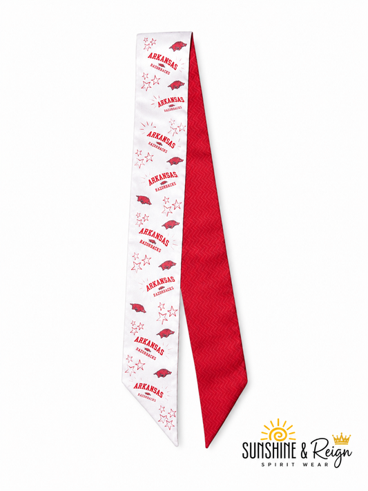 Arkansas Razorback Skinny Scarf