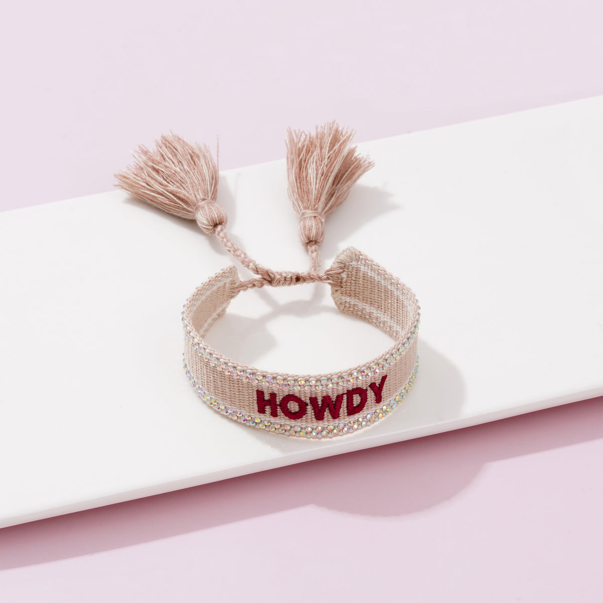 HOWDY Bling Tassel Bracelets