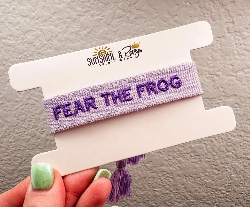 Fear the Frog Tassel Bracelet