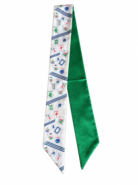 Mahjong Skinny Scarf