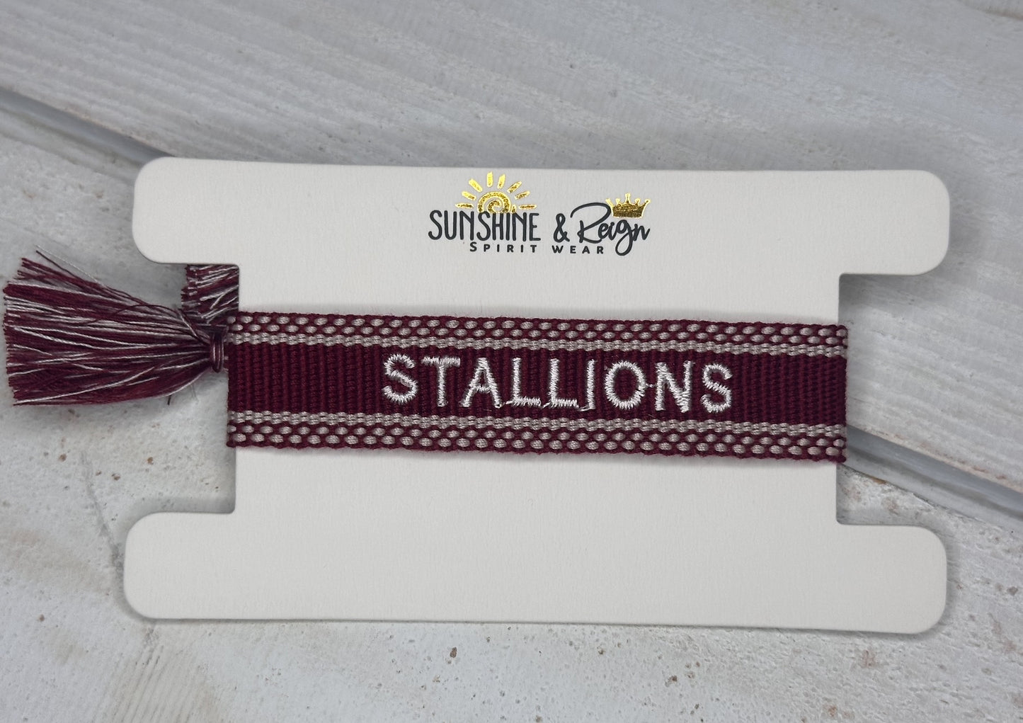 Stallions Tassel Bracelet