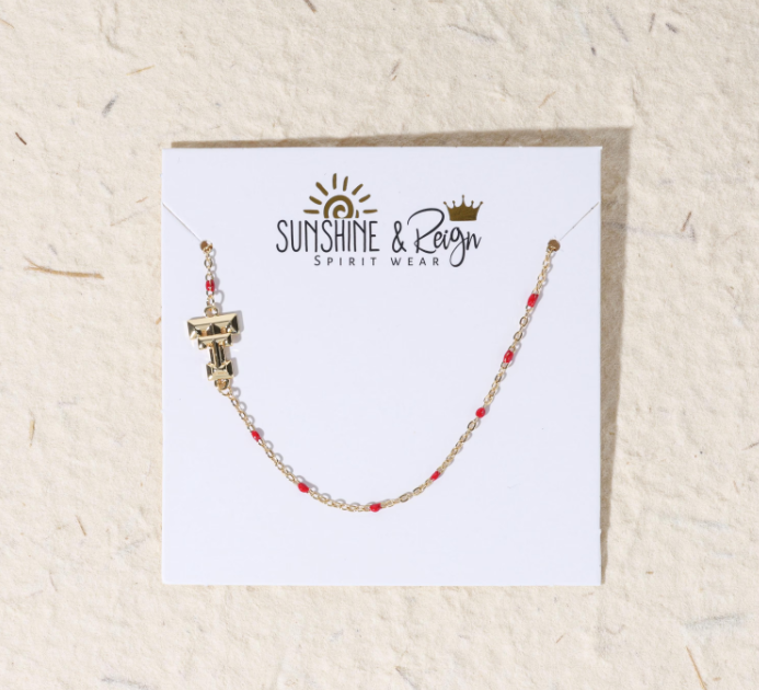 Texas Tech Necklace