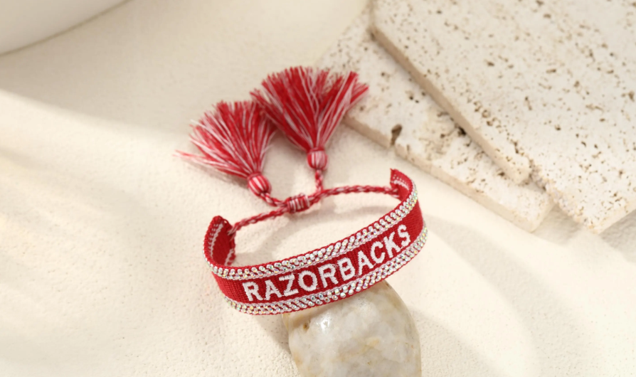 Razorbacks Tassel Bracelet