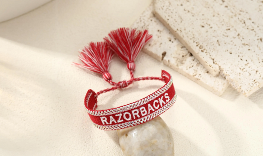 Razorbacks Tassel Bracelet